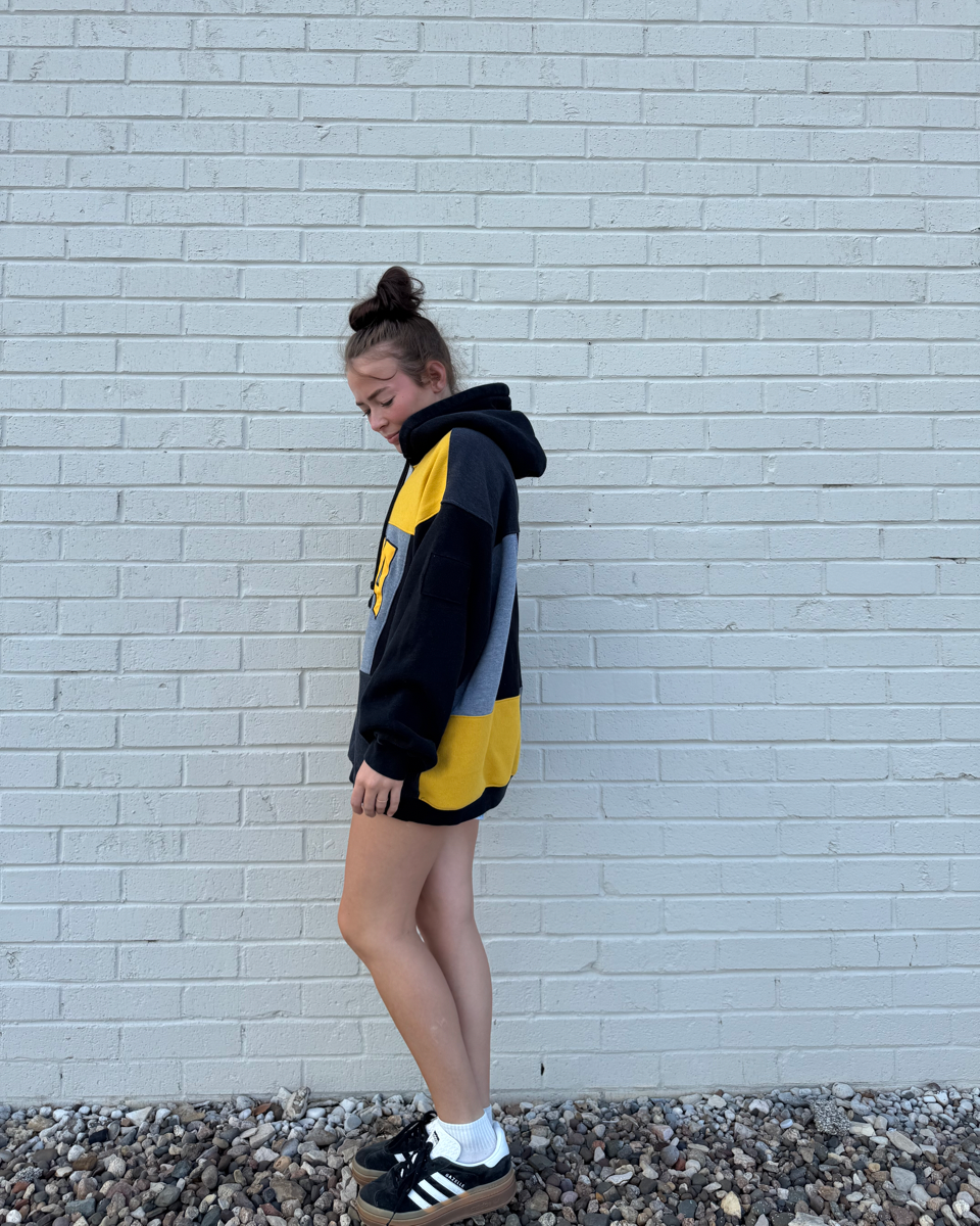 Iowa Hawkeyes Patchwork Hoodie