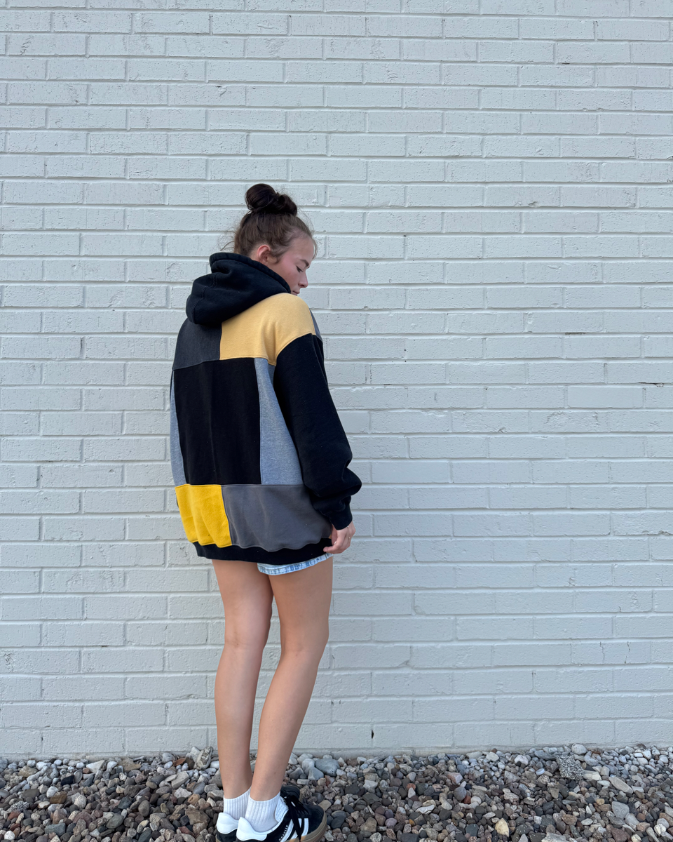 Iowa Hawkeyes Patchwork Hoodie
