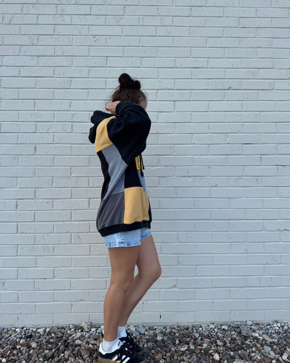Iowa Hawkeyes Patchwork Hoodie