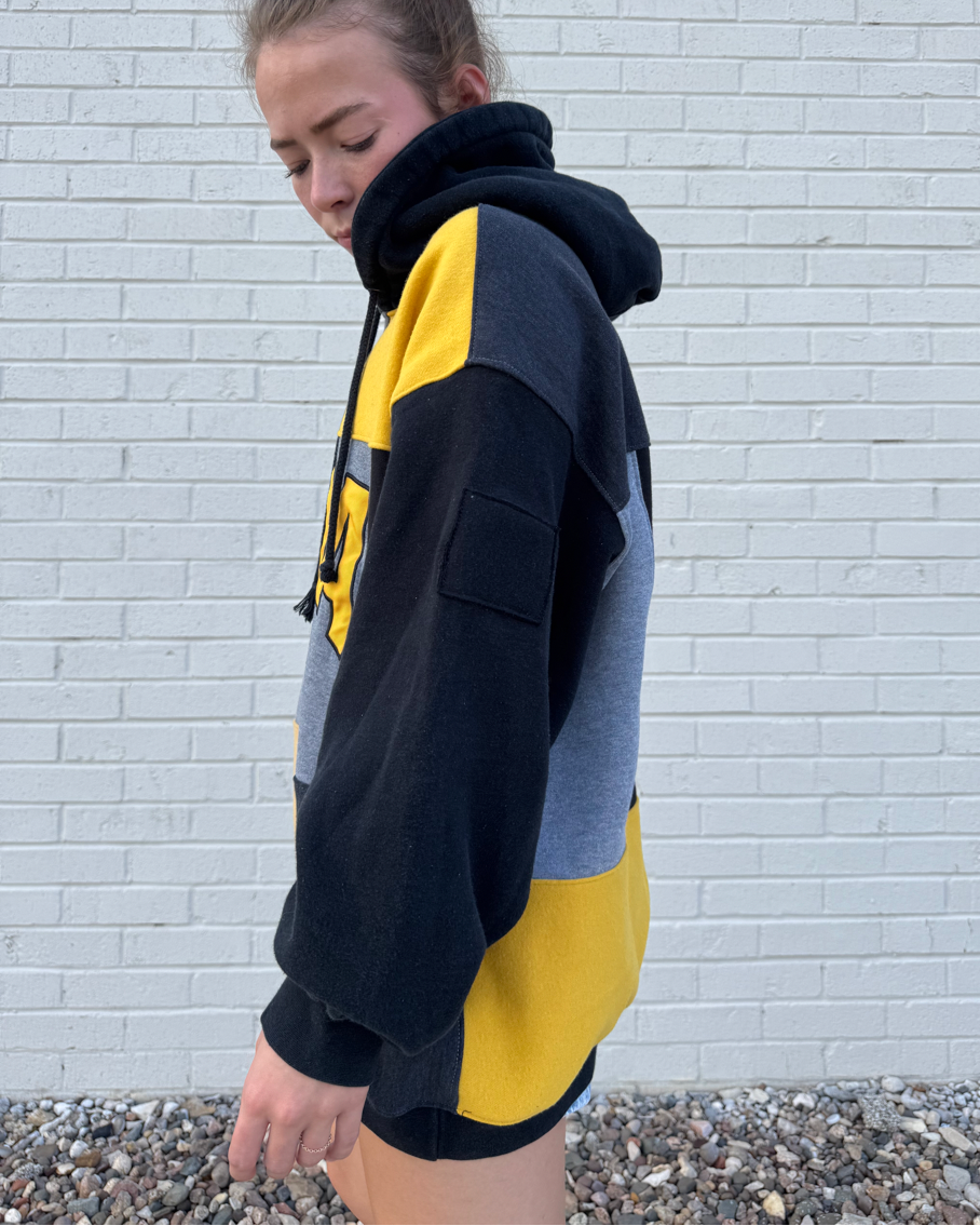 Iowa Hawkeyes Patchwork Hoodie