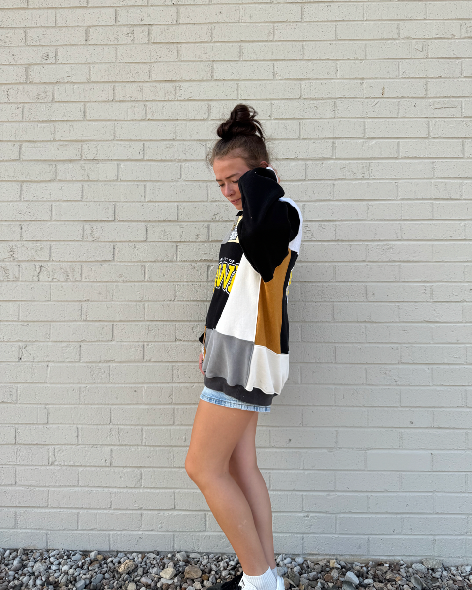 Iowa Patchwork Bandana Crewneck