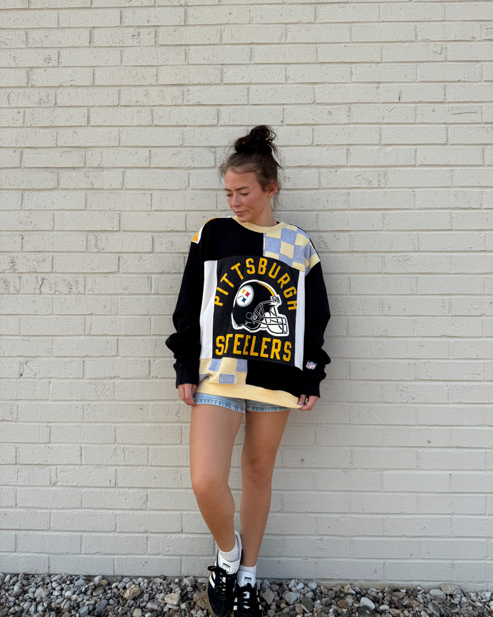 Steelers Patchwork Crewneck