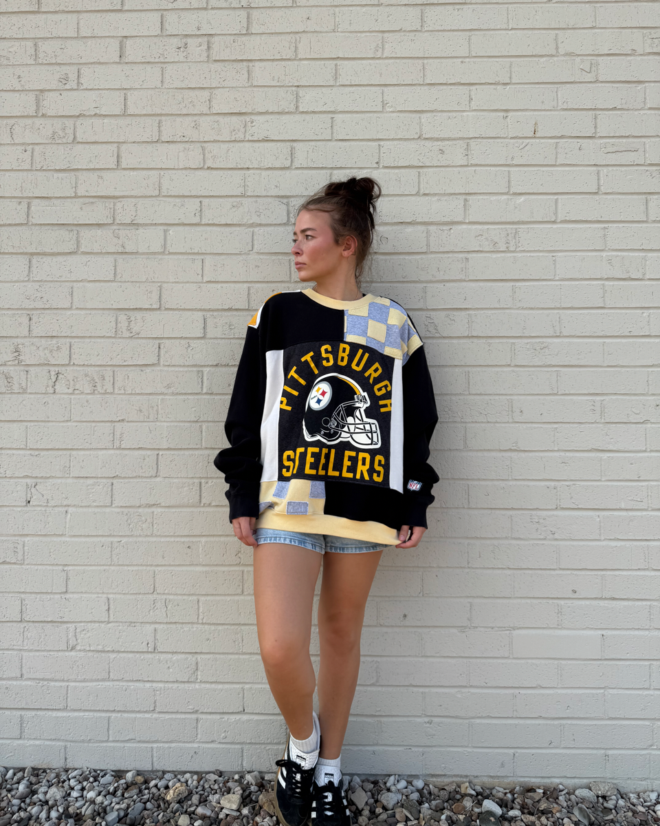 Steelers Patchwork Crewneck