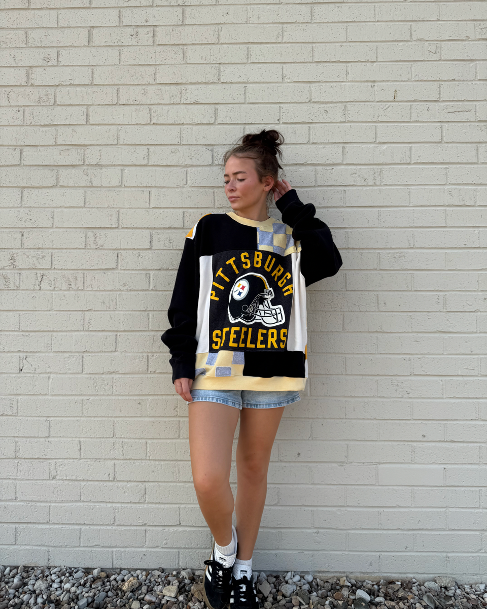 Steelers Patchwork Crewneck