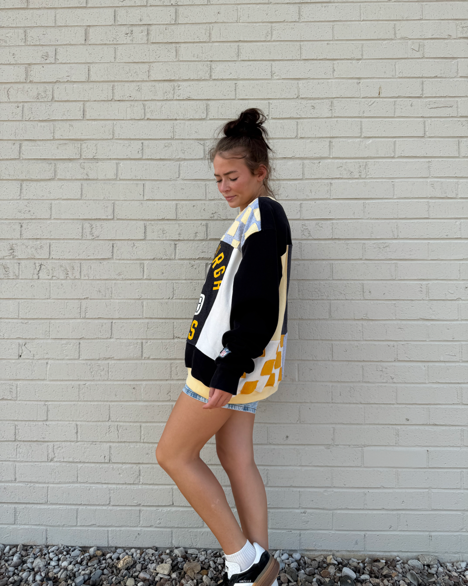 Steelers Patchwork Crewneck