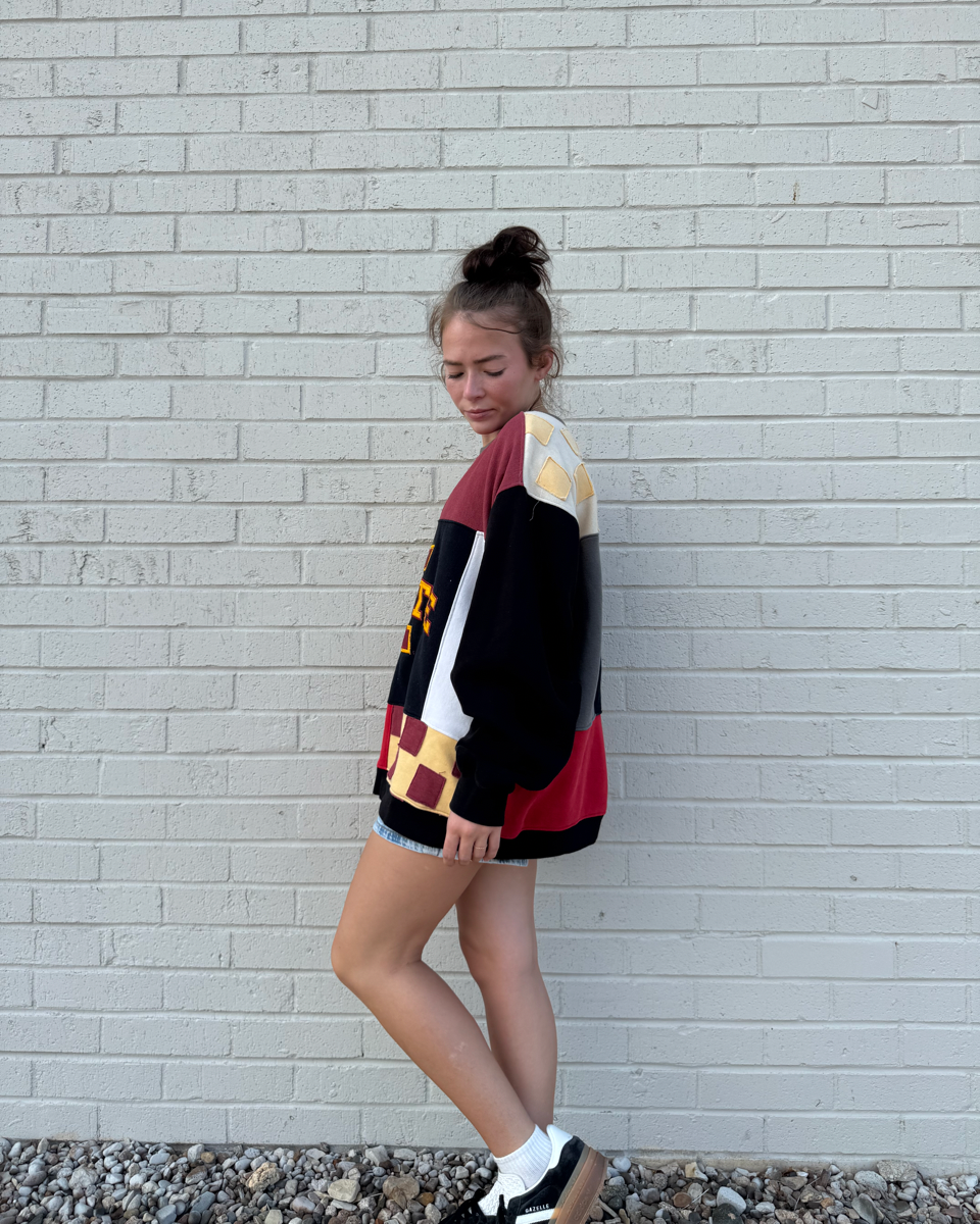 Iowa State Patchwork Crewneck