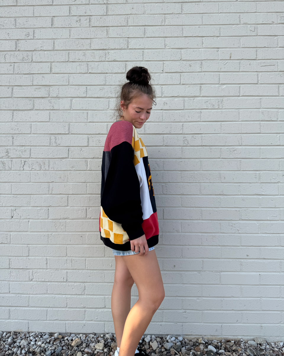 Iowa State Patchwork Crewneck