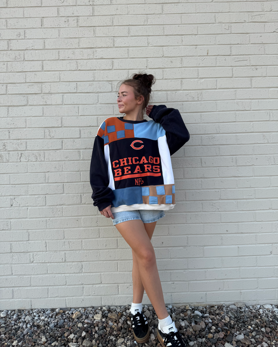 Chicago Bears Patchwork Crewneck