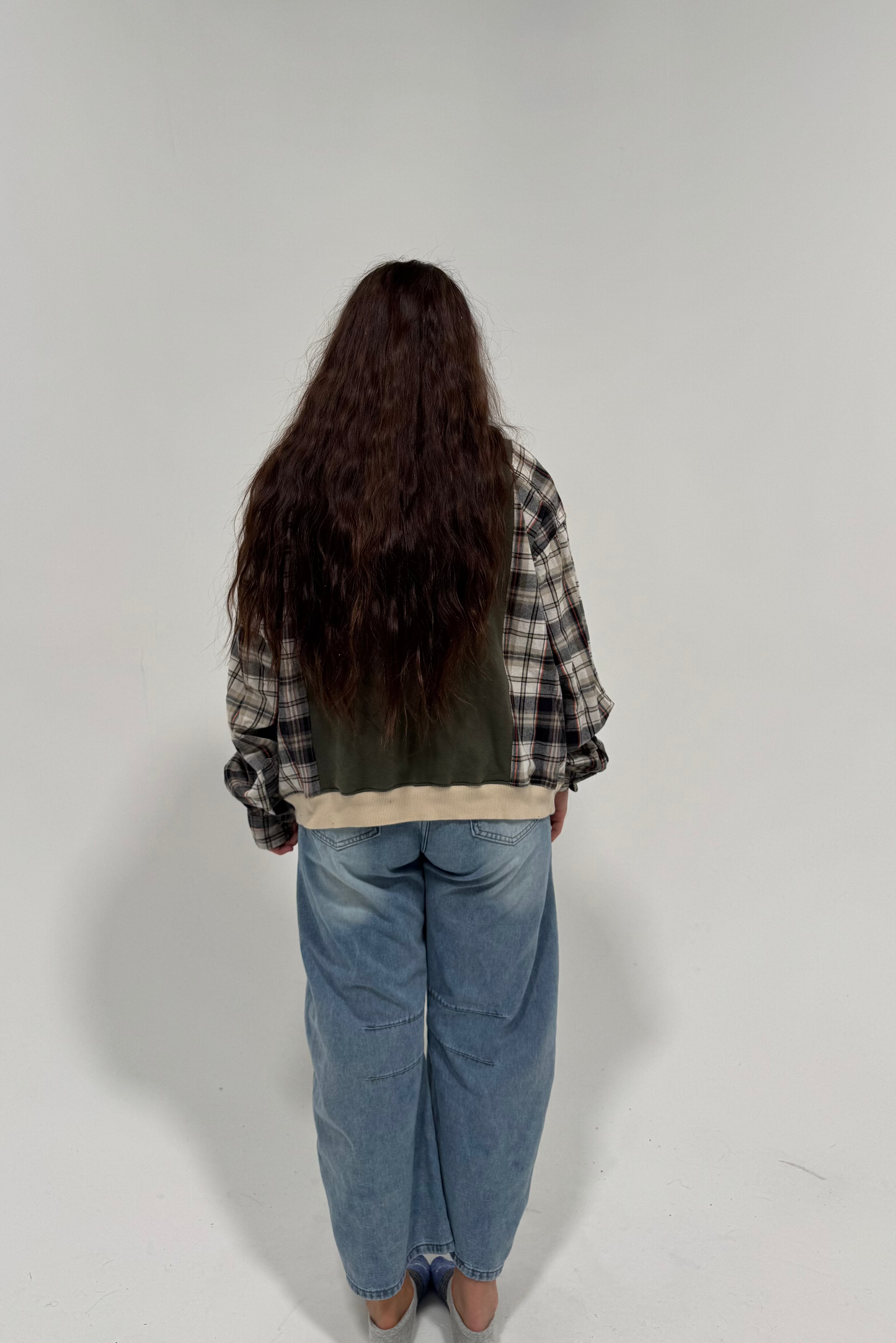 Carhartt 1/4 Zip Flannel Hoodie