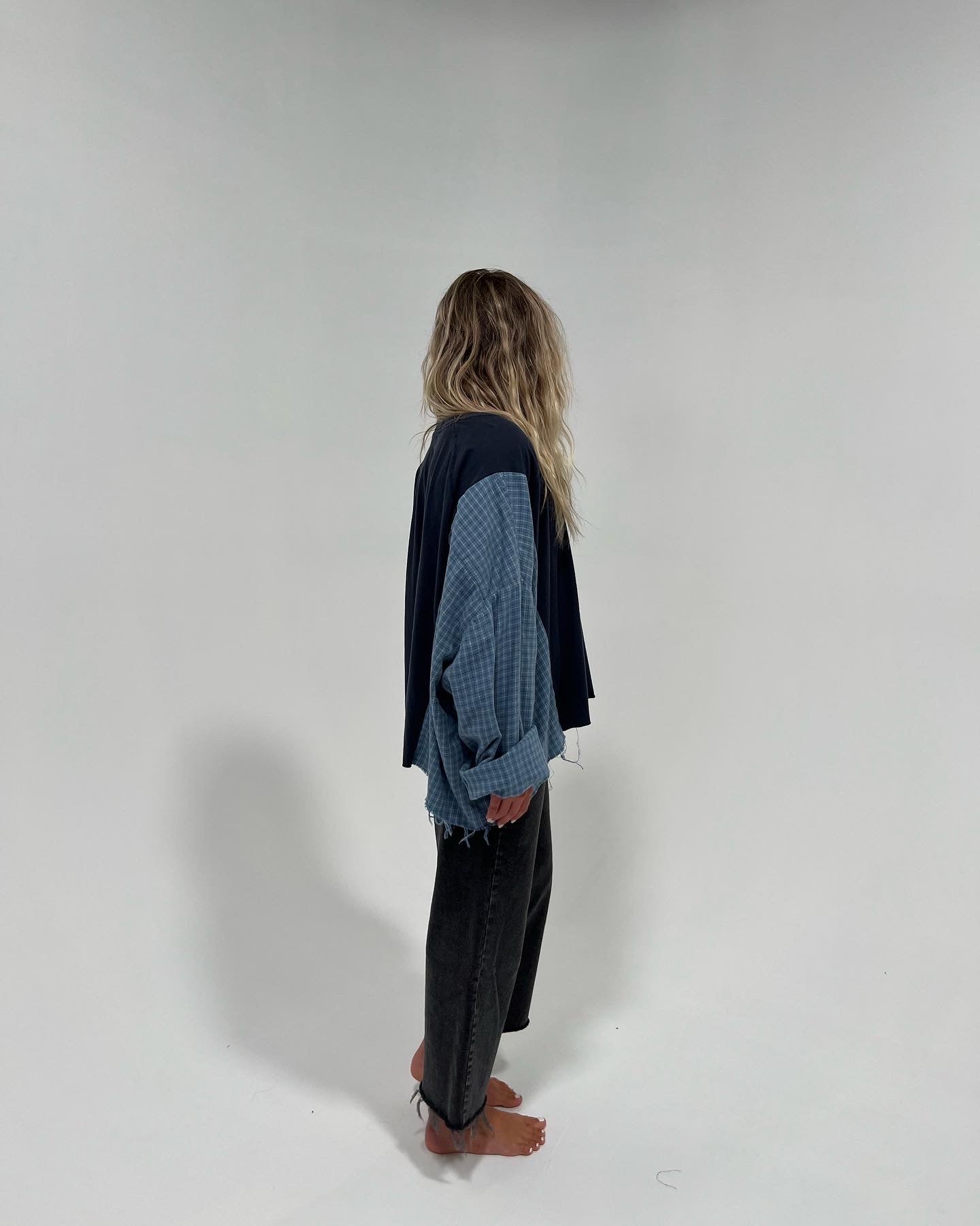 Blue on blue carhartt flannel