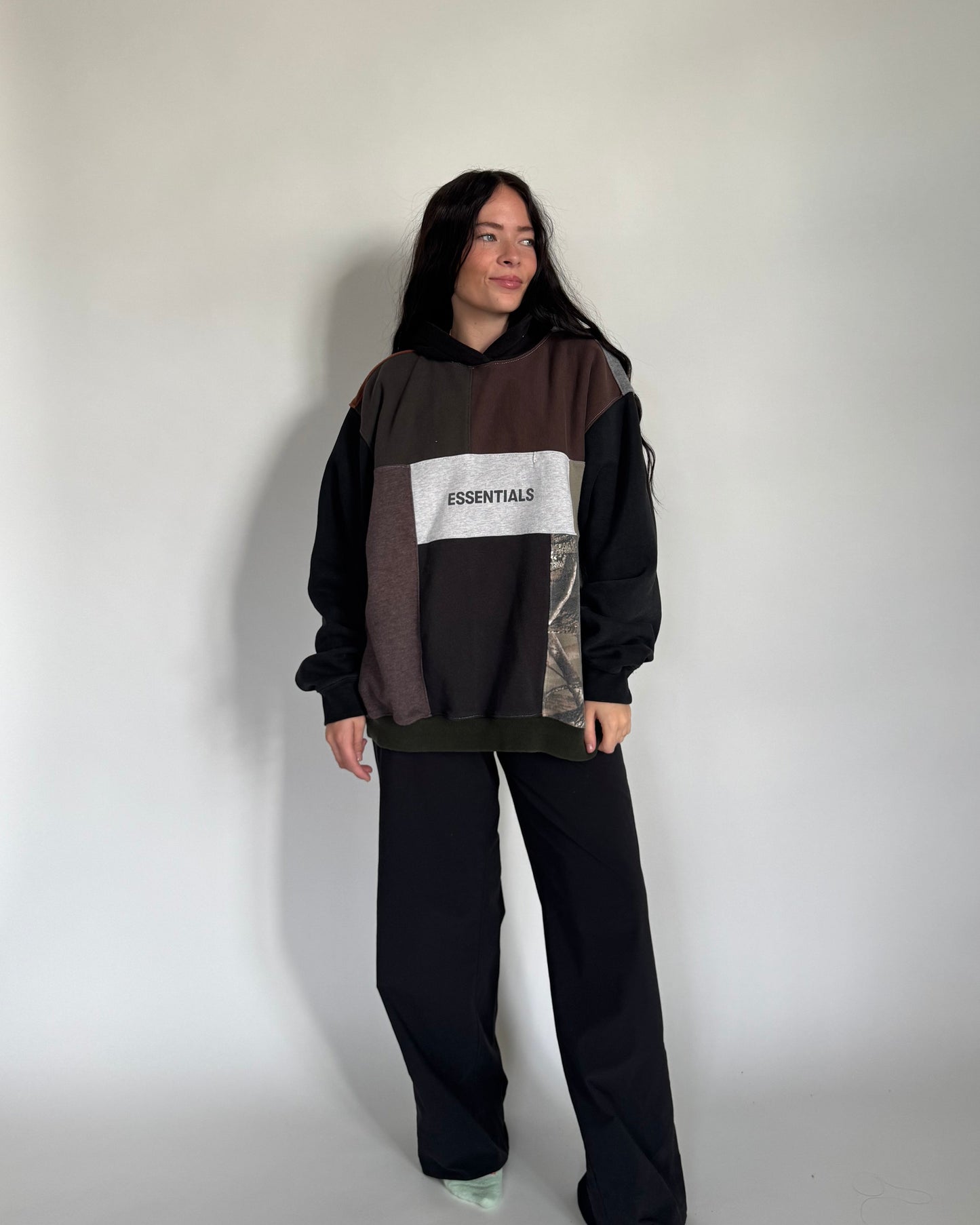 Essentials Patchwork Hoodie