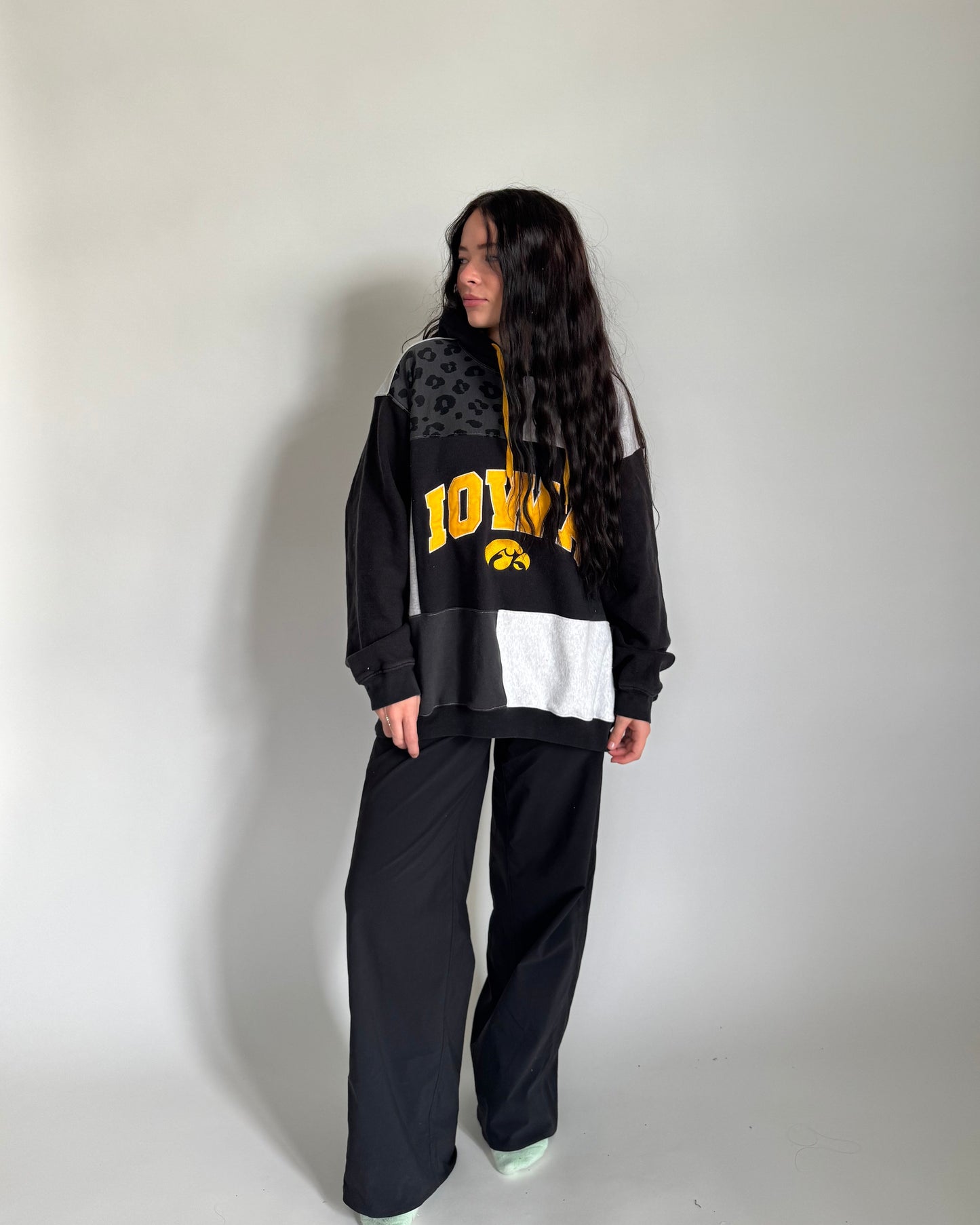 Iowa Patchwork Hoodie