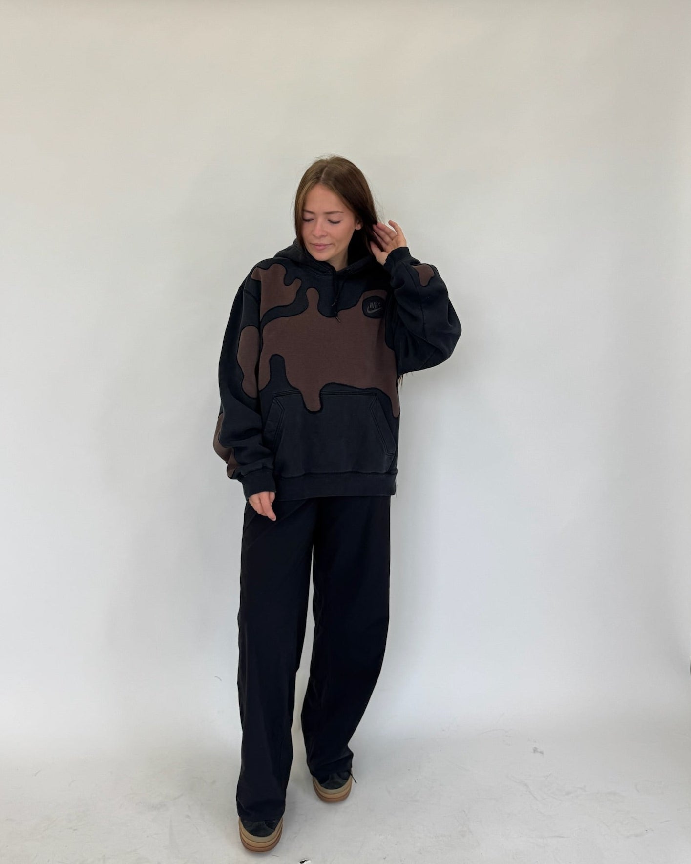 Brown/Black Nike Hoodie