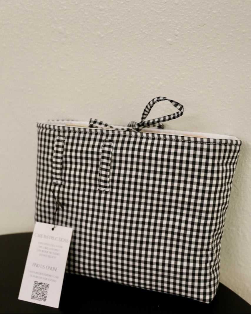 Gingham Book Sleeve
