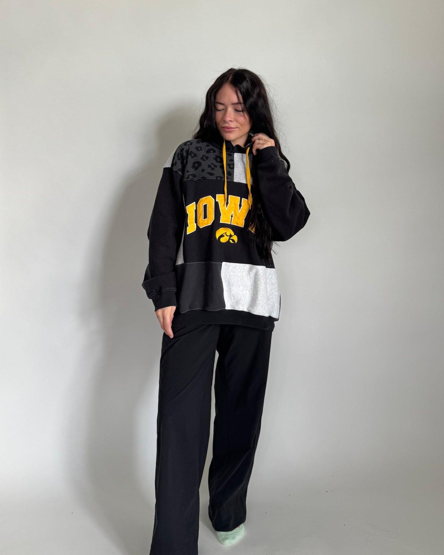 Iowa Patchwork Hoodie