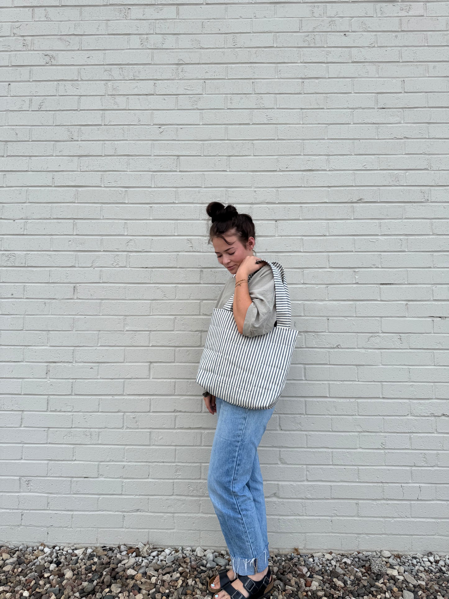 Stripe Tote Bag
