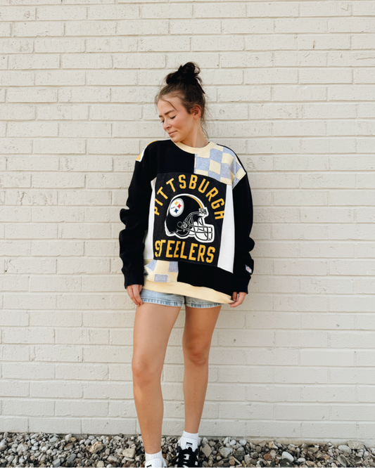 Steelers Patchwork Crewneck