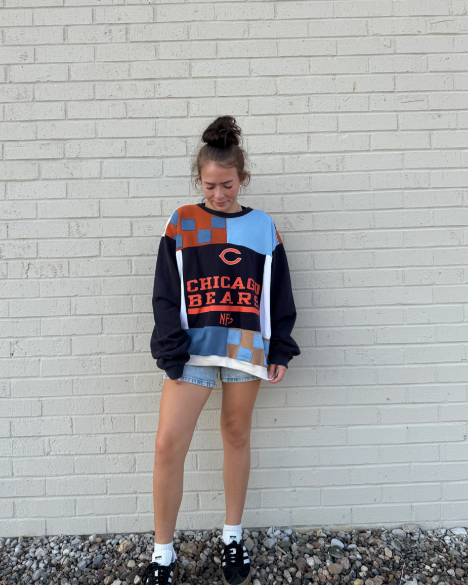 Chicago Bears Patchwork Crewneck