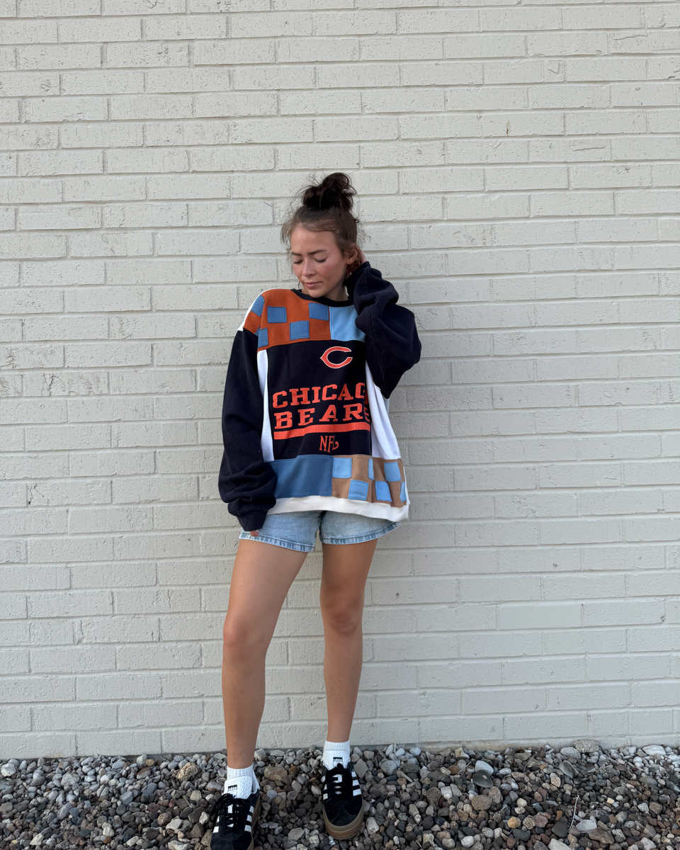 Chicago Bears Patchwork Crewneck