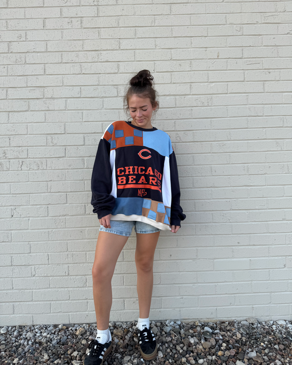 Chicago Bears Patchwork Crewneck