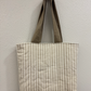 Neutral Stripe Tote Bag