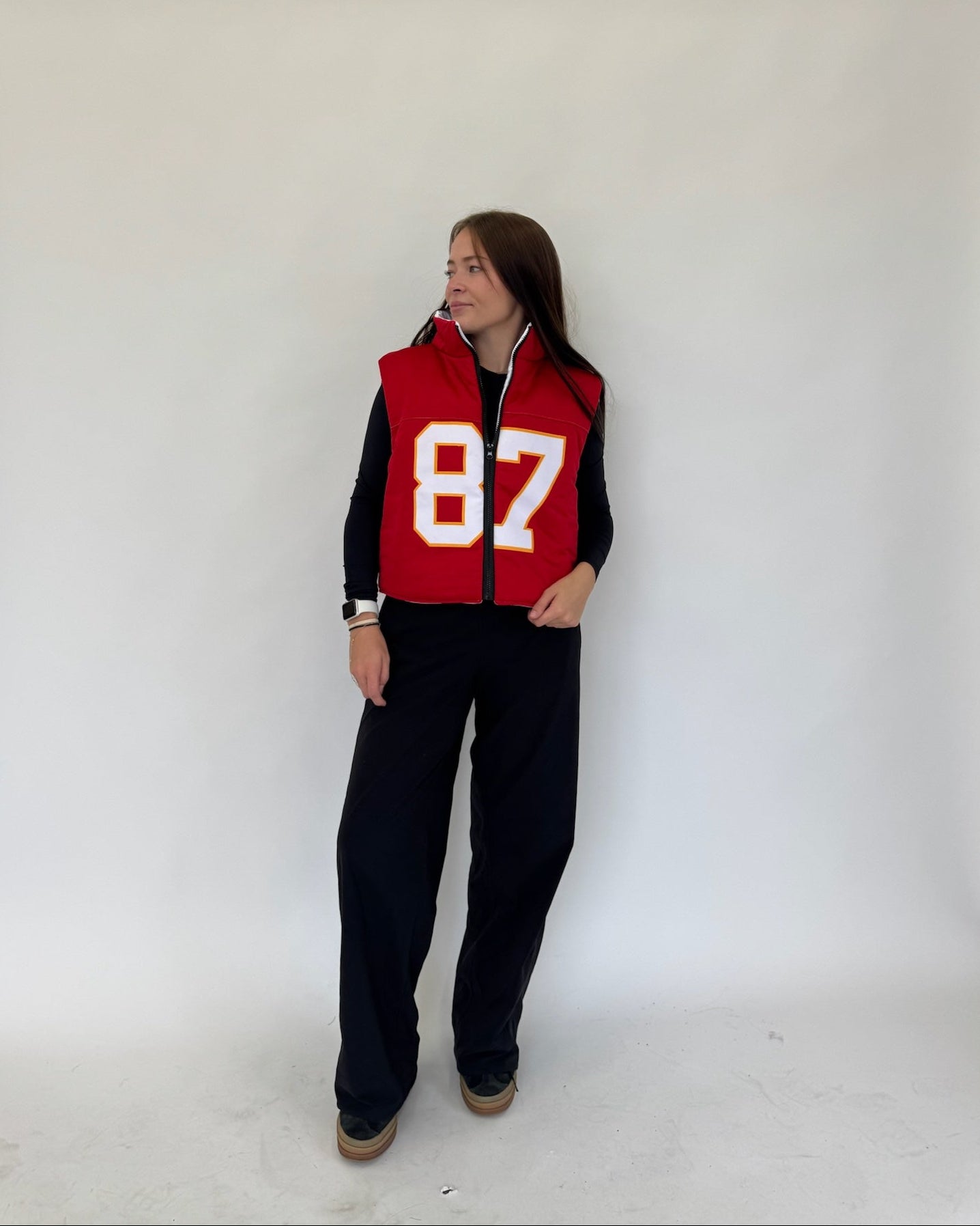 Kelce Chiefs Puffer Vest