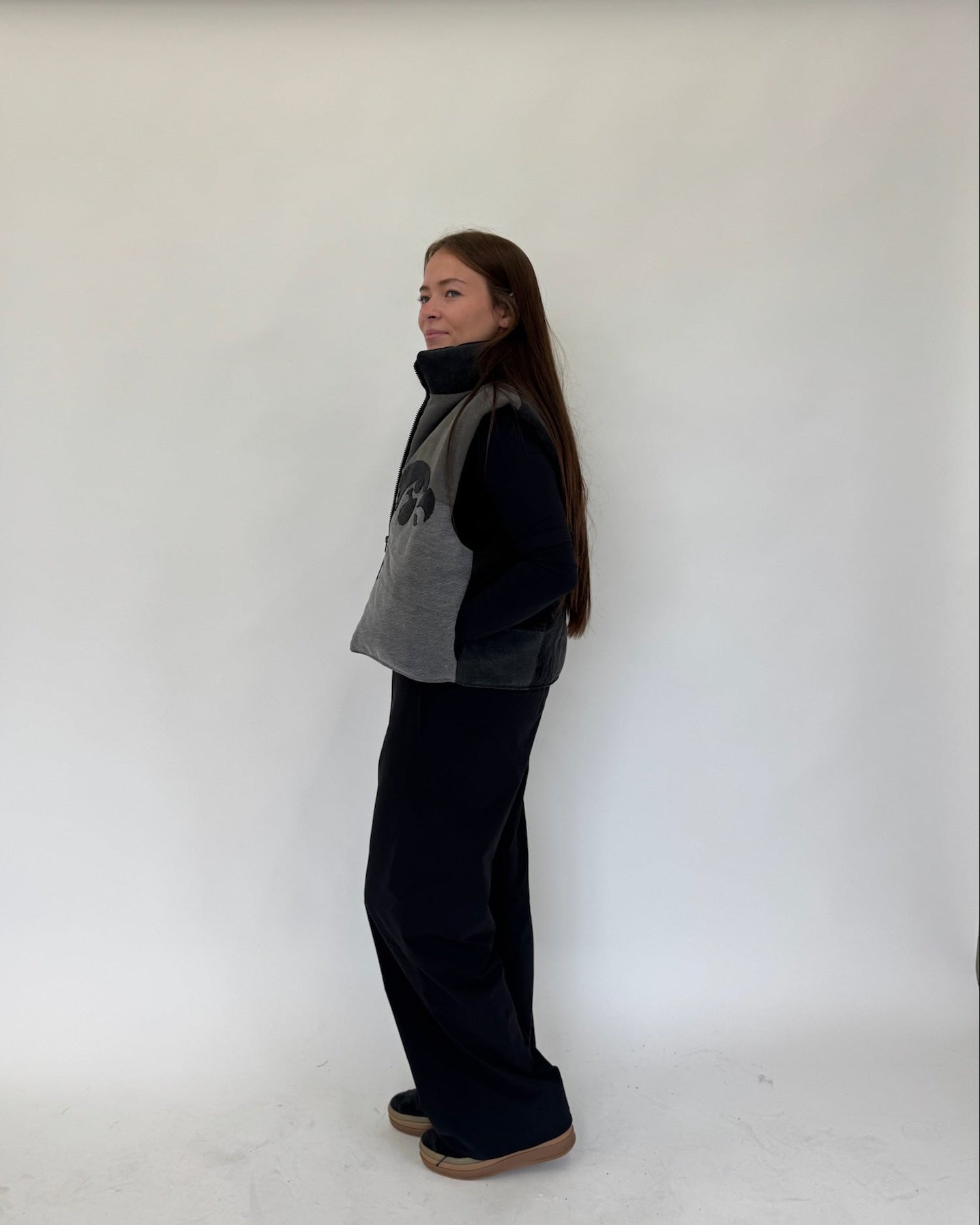 Denim Hawkeyes Puffer