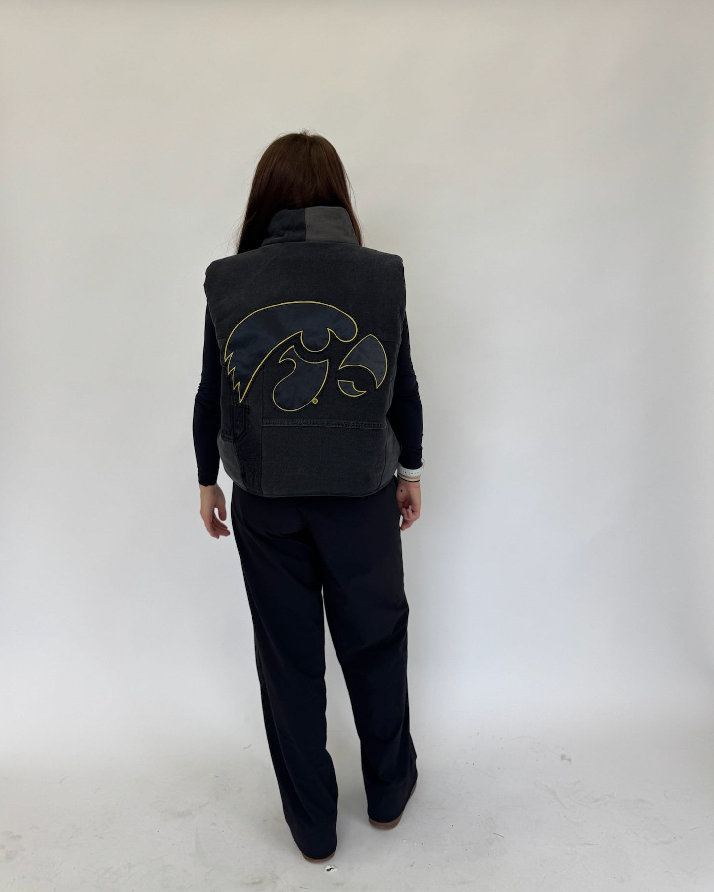 Denim Hawkeyes Puffer