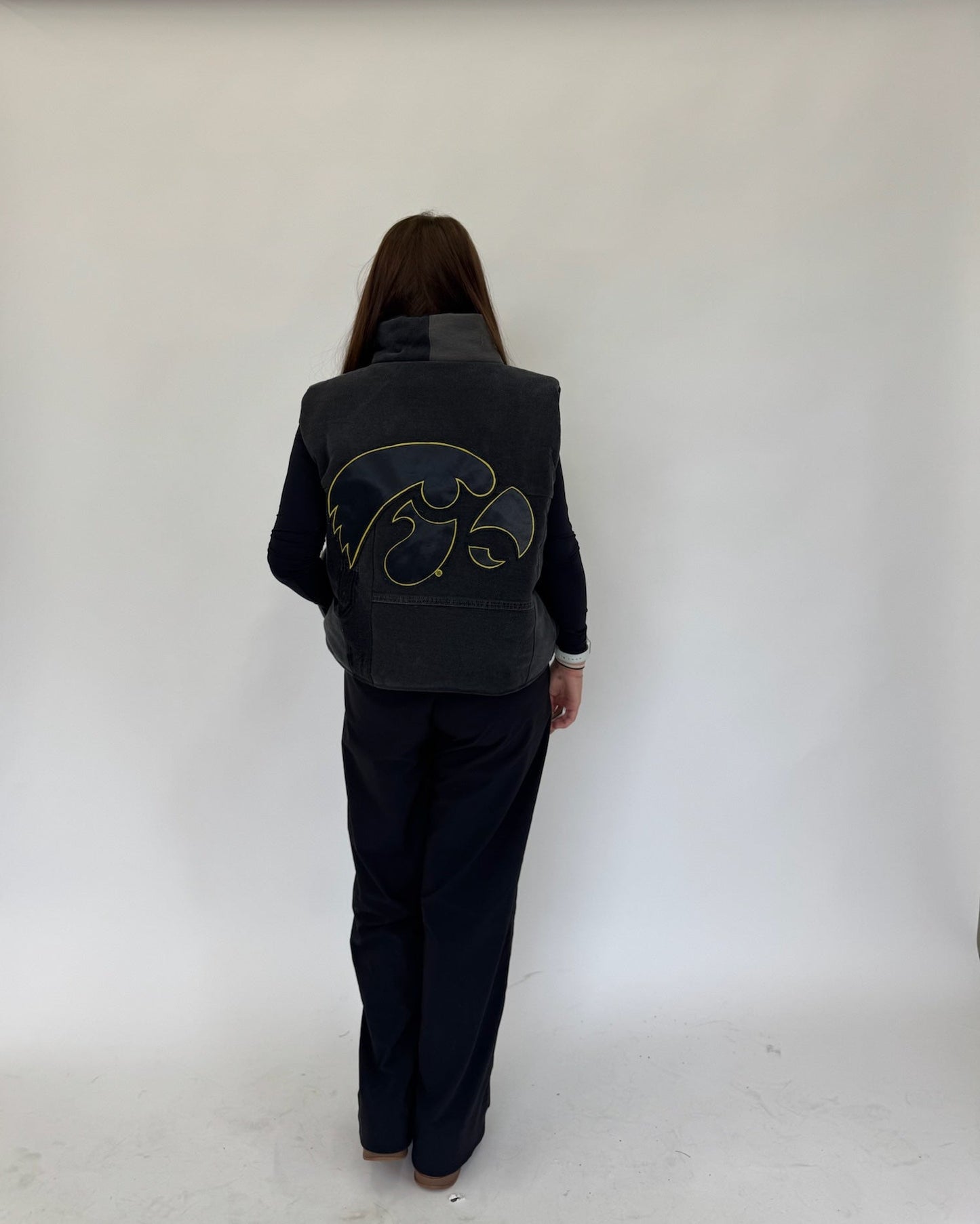 Denim Hawkeyes Puffer