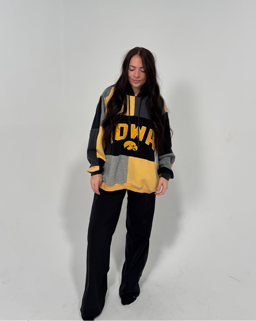 Iowa Patchwork Hoodie