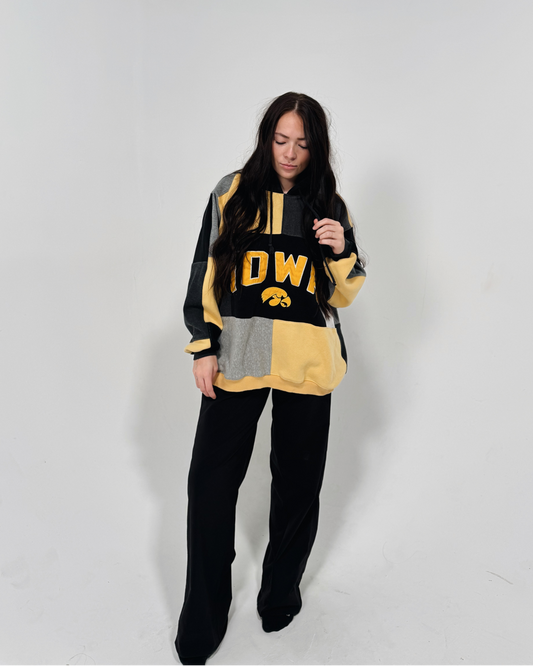 Iowa Patchwork Hoodie