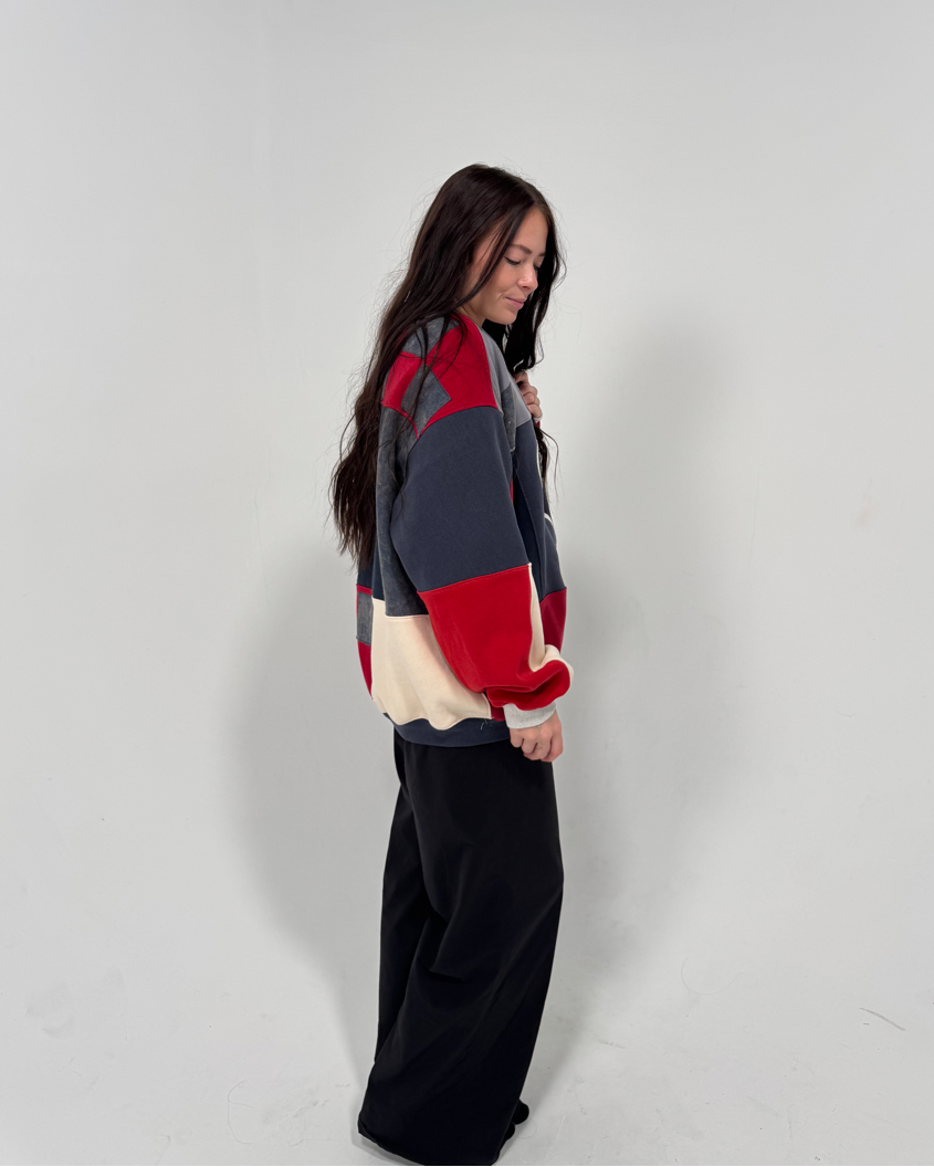 Texans Patchwork Crewneck