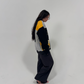 Iowa Patchwork Checker Crewneck