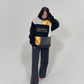 Iowa Patchwork Checker Crewneck