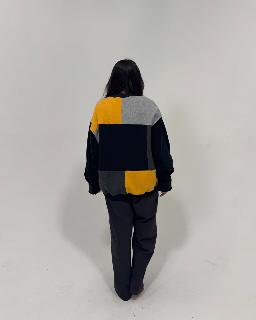 Iowa Hawkeyes Patchwork Crewneck