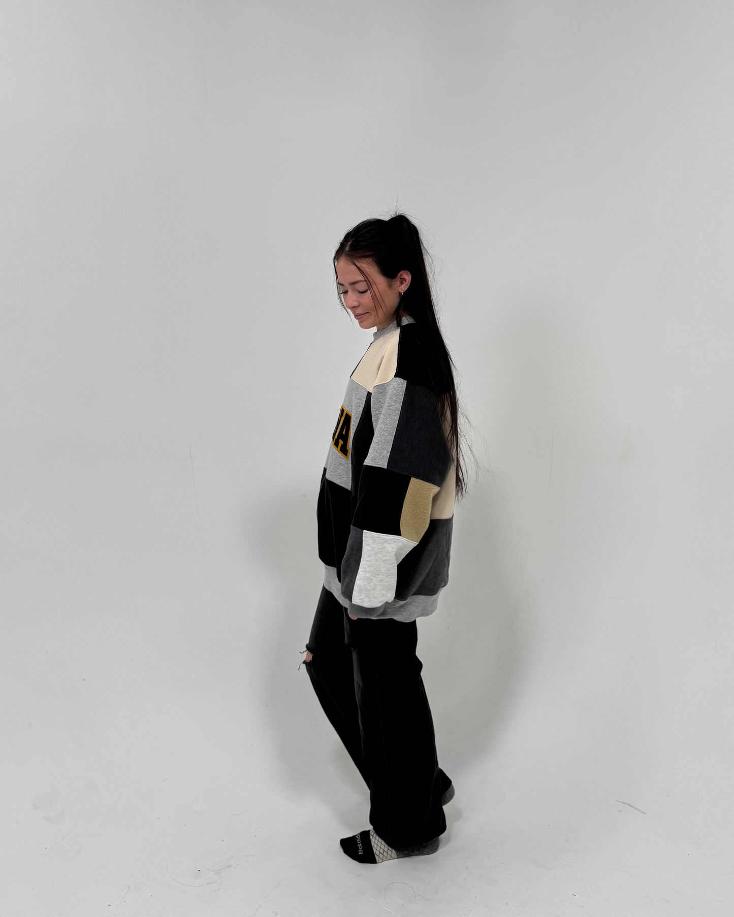 Iowa Patchwork Crewneck