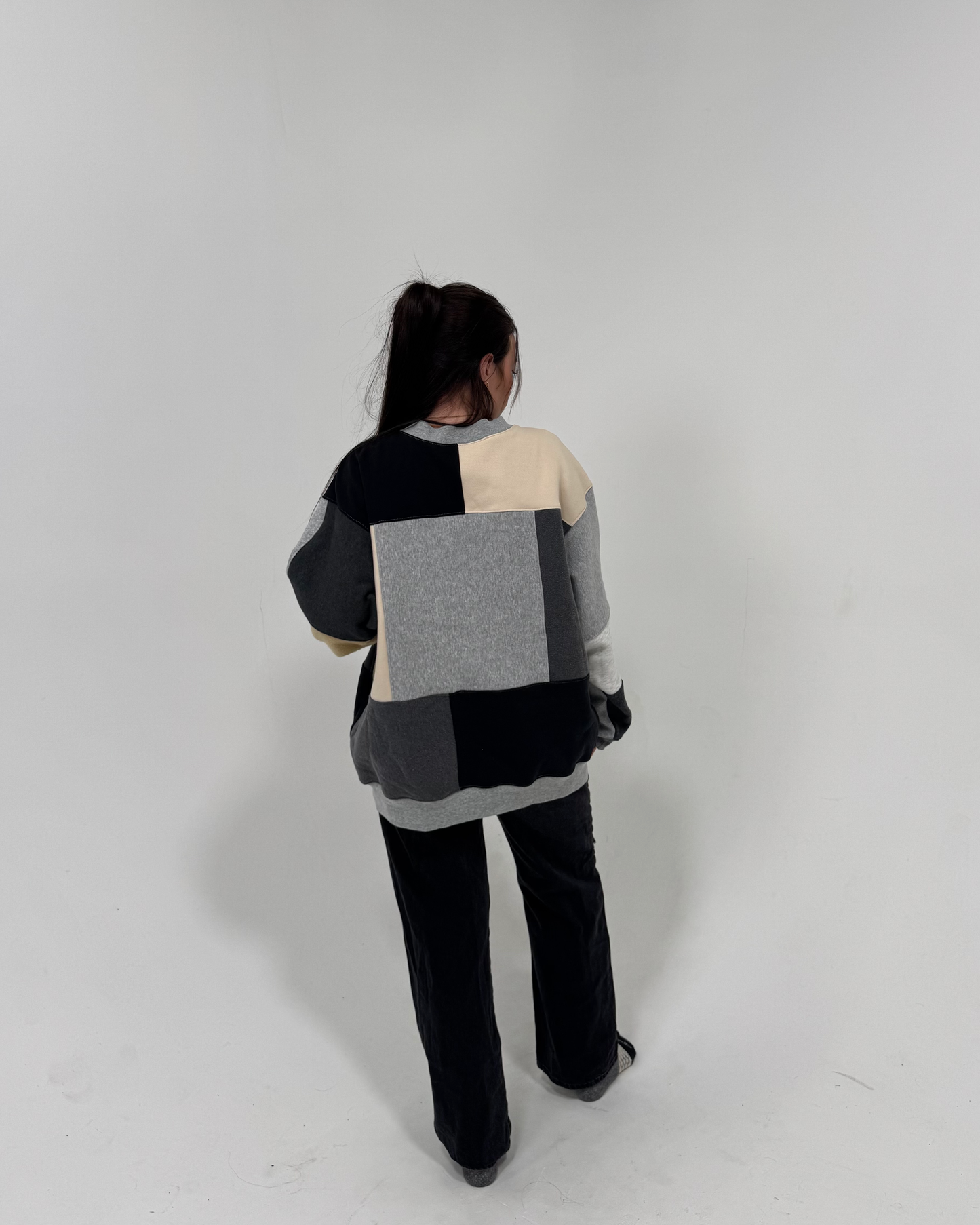 Iowa Patchwork Crewneck