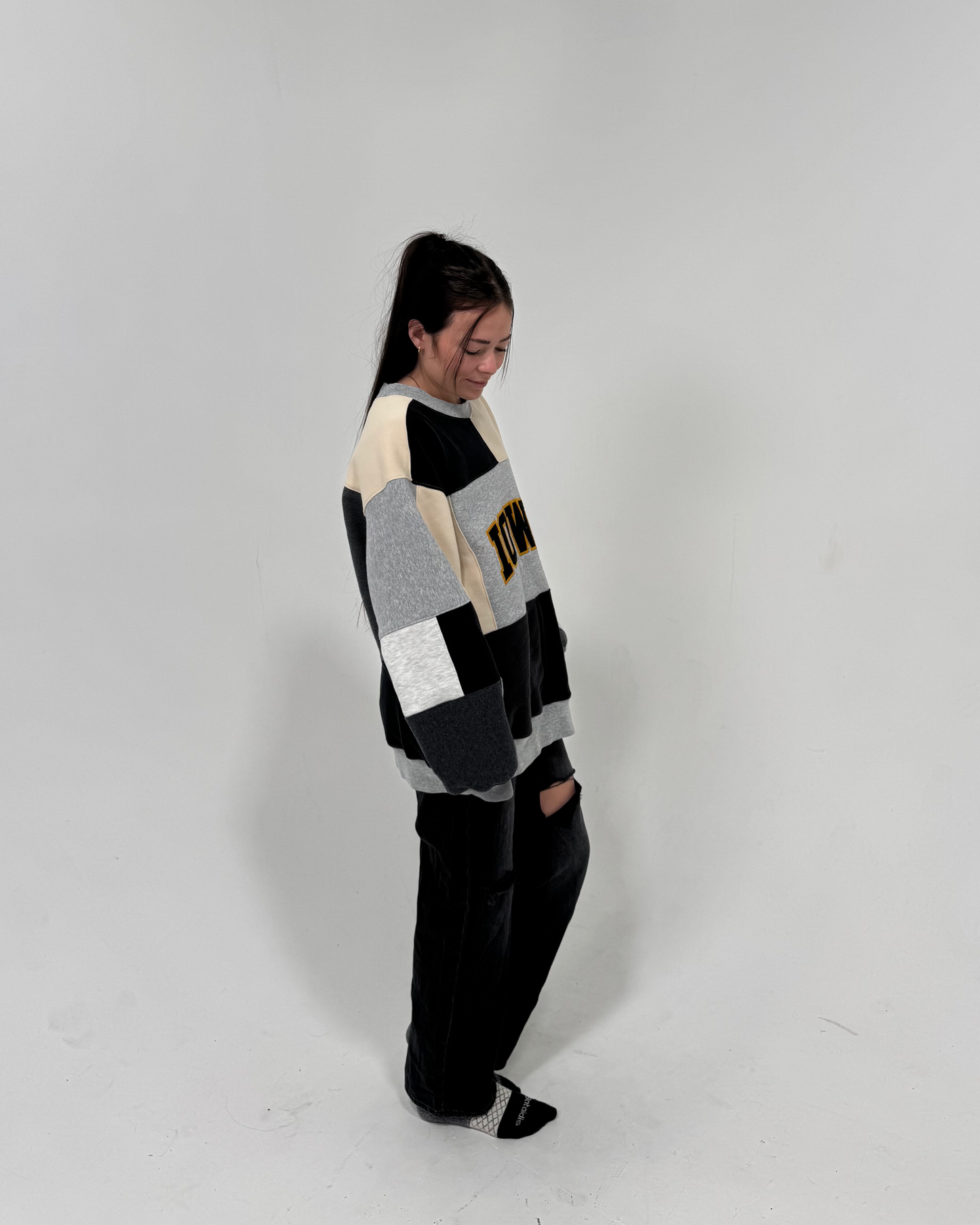 Iowa Patchwork Crewneck